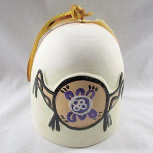 Turtle Shield Bell Plains Indians 4 1/2" Indigenous Native Signed Original